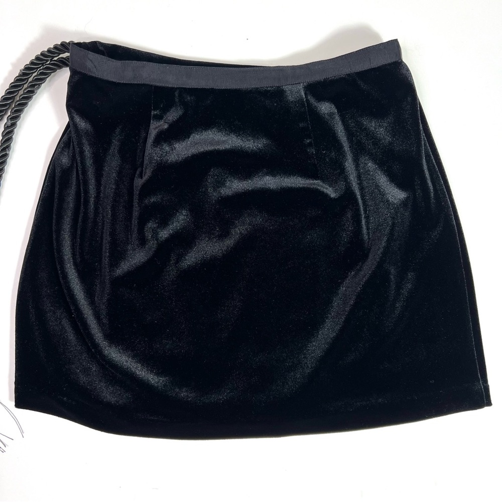 Ciao Lucia Luz Wrap Skirt Black Velvet Size XXS - Picture 5 of 11